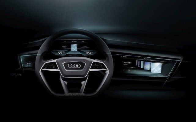 Der Audi e-tron quattro: ein Konzeptfahrzeug mit 503 PS und 500 km Reichweite (Bild: Audi)