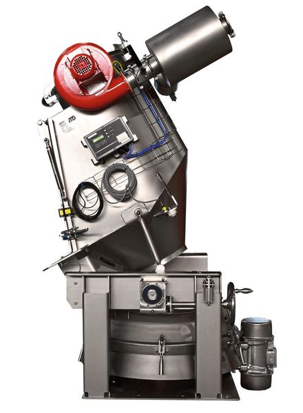 Dinnissen präsentiert die neue kippbare Dima Sackentleerer, die leicht von einer einzigen Person bedient werden können. (Bild: Dinnissen)