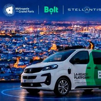 Gemeinsam wollen Stellantis, Bolt und die Métropole du Grand Paris untersuchen, wie sich Technologien für autonomes Fahren in europäische Städte integrieren lassen. (Bild: Stellantis)