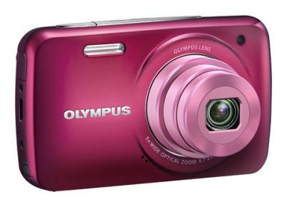 Die Olympus-Digicam VH-210 kommt im stabilen Metall-Gehäuse daher. (Bild: Olympus)