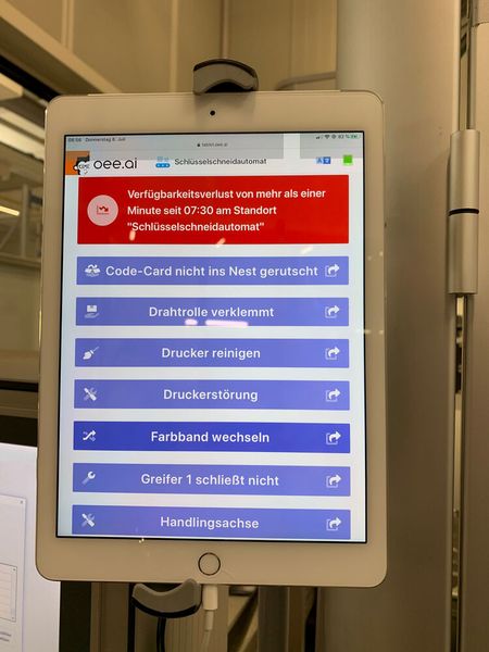 Die OEE ist eine der relevantesten Produktionskennzahlen für anlagenintensive Unternehmen. (Bild: Neonex)