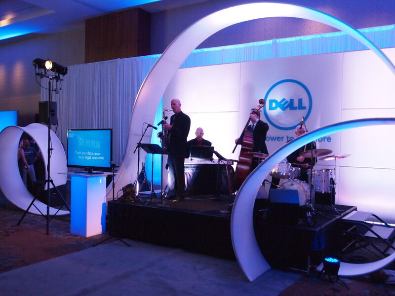 Musikalische Begleitung zur Eröffnung der Dell Expo mit den Petabyte-Partnern (Platin) Brocade, Commvault, Emulex, f5, Intel und VMware. (rg)