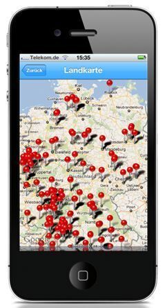 Landkarten in der B2B-App (Archiv: Vogel Business Media)