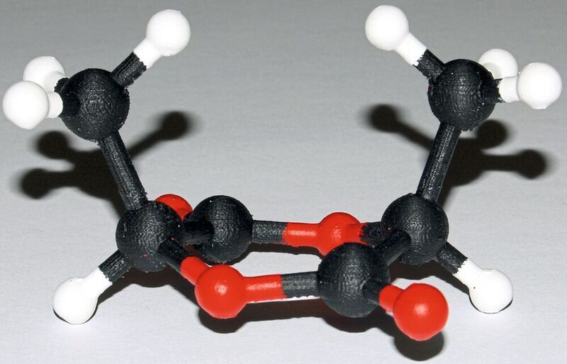 Molekl, addiditiv: Wer bei sphärischen Molekülstrukturen den Durchblick sucht, druckt sich 