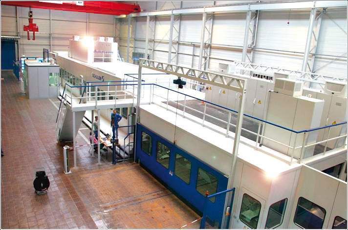 In der Platinenproduktion bei ThyssenKrupp 
Umformtechnik herrscht ein automatisierter und 
fehlerfreier Produktionsfluss. Bilder: Membrain (Archiv: Vogel Business Media)