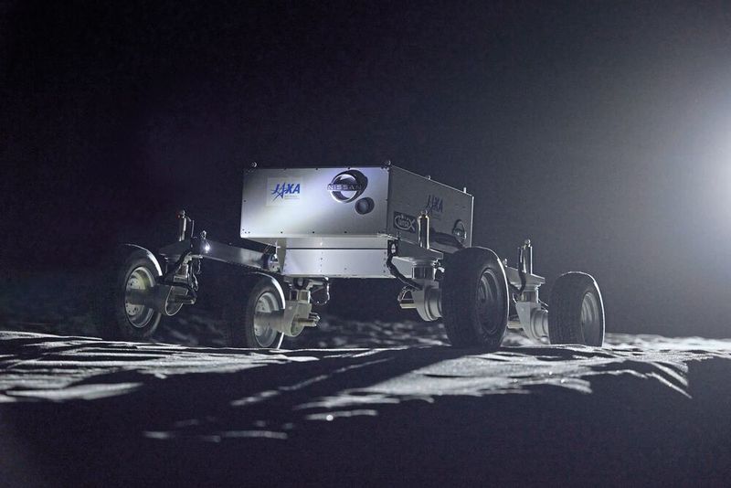 Nissan hat einen gemeinsam mit der Japan Aerospace Exploration Agency entwickelten Prototyp eines Mond-Rovers vorgestellt.  (Nissan)