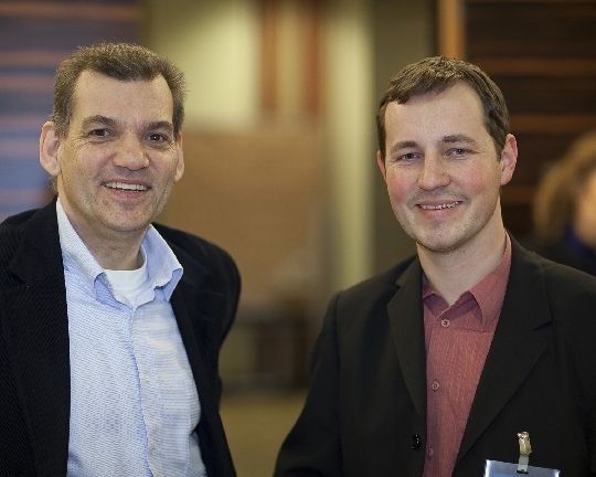 Machten in Köln das Licht aus: Erhard Golla und Joachim Trott (Archiv: Vogel Business Media)