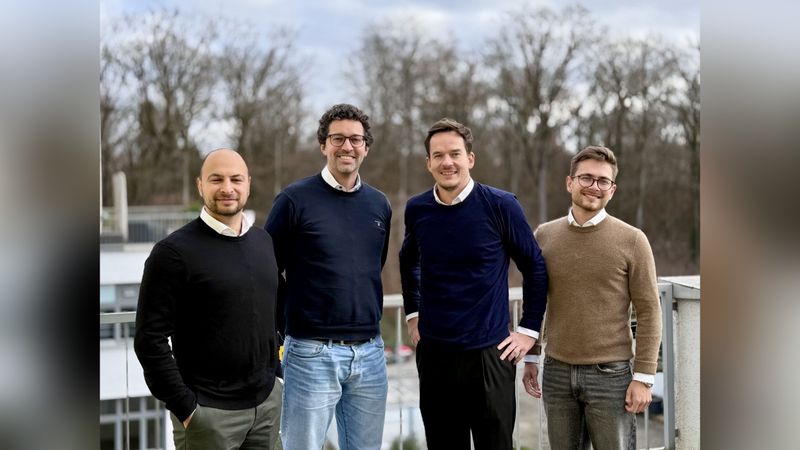 FiniteNow Gründer. Von links nach rechts: Dr. Farbod Nezami, Dr. Jan-Philipp Fuhr, Marcel Erich und Robert Wagner(Bild:  FiniteNow)