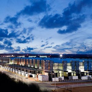 Schneidet in der Greenpeace-Rangliste recht gut ab: Google. Hier ein Rechenzentrum des Internet-Riesen in Georgia.