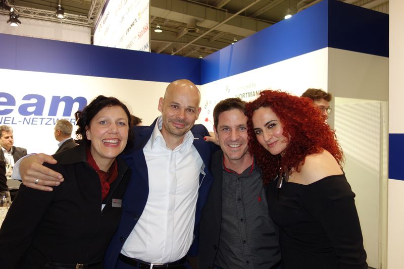 Alte Bekannte gehen nie verlohren, (v. l.) Alexandra Kissinger, Unitrends, Sven Glatter, comTeam, Michael Krämer, KrämerIT und Besa, IT-BUSINESS. (Bild: IT-BUSINESS)