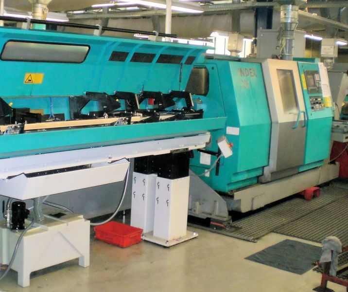 4 Auf ISOLOC aufgestellte INDEX C 65 mit Stangenlader bei Firma SFB Schwäbische Formdrehteile. (Archiv: Vogel Business Media)