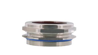 Besonders flach und dennoch für große Temperaturbereiche geeignet sind die Kabelverschraubungen der Shotgland-Serie von Wiska. (Bild: Wiska)