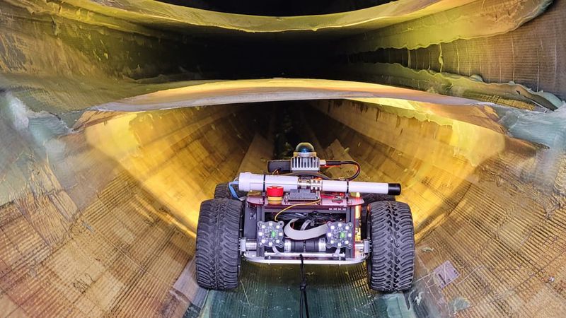 So könnte die mobile Plattform, entwickelt von Eduart Robotik, im Einsatz aussehen.(Bild:  Markus Fenn / EduArt Robotik)