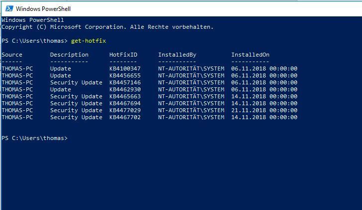 Updates in der PowerShell überwachen. (Th. Joos)
