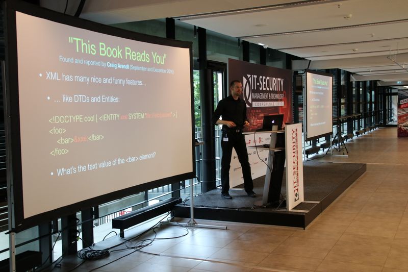 Der Whitehat-Hacker Christian Schneider gab eine interessante Aufstellung an bekannt gewordenen Sicherheitslücken und Hacks der letzten Jahre. (Vogel IT-Akademie)