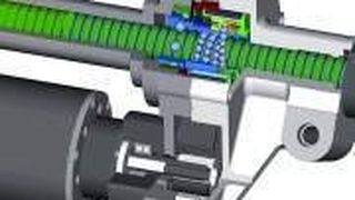 Bei der Elektrolenkung des VW Tiguan übertragen Kugeln die Hilfskraft. Grafik: VW (Archiv: Vogel Business Media)