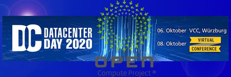 Auf dem virtuellen Datacenter Day am 8. Oktober 2020 stellt OCP-Board-Mitglied John Laban die Open Compute Foundation vor. 