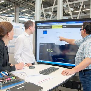 In der Pilotfabrik werden Bausteine aus der Trumpf-eigenen Lösungswelt Truconnect und der digitalen Geschäftsplattform Axoom intensiv genutzt und weiterentwickelt.