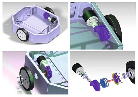 Fahrerlose Transportsysteme erfordern vor allem effiziente Antriebe, um bei leichter Bauweise ausreichend grosse Reichweiten zu verwirklichen.(Bild:  Balance Drive)