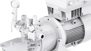 Bei der neuen KTS Schraubenspindelpumpe von KNOLL erfolgt der Druckanstieg auf etwa 100 bar in nur 0,3 Sekunden. (KNOLL  )