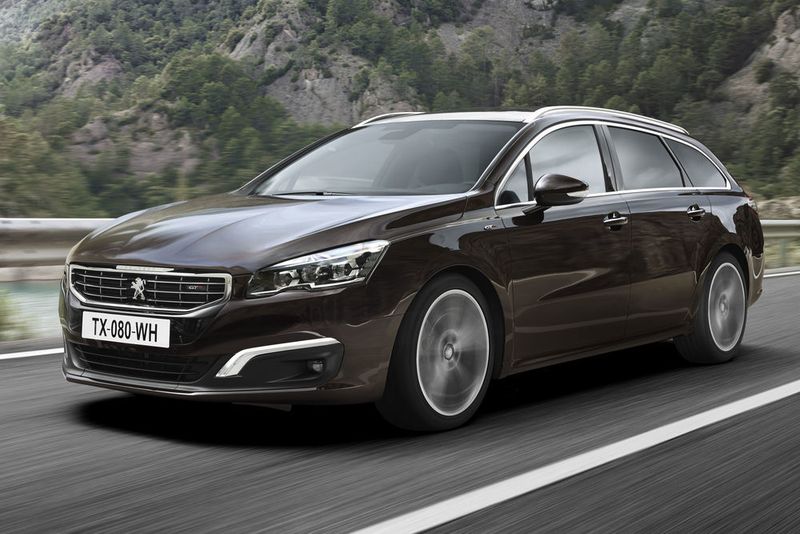 Peugeot 508 SW BlueHDi 120 FAP Stop und Start aus dem Jahr 2016, Euro 6, NOx-Ausstoß laut UBA: 469 mg/km. (Peugeot)
