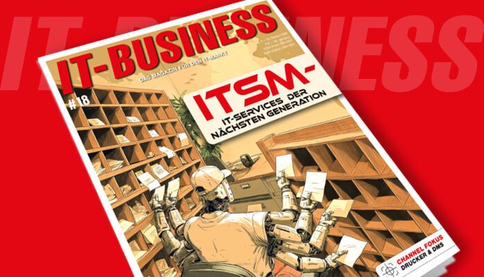 KI krempelt das IT-Servicemanagement um. Das uns viele andere Themen gibt es in der aktuellen Ausgabe 18 der IT-BUSINESS(Bild:  Vogel IT-Medien)