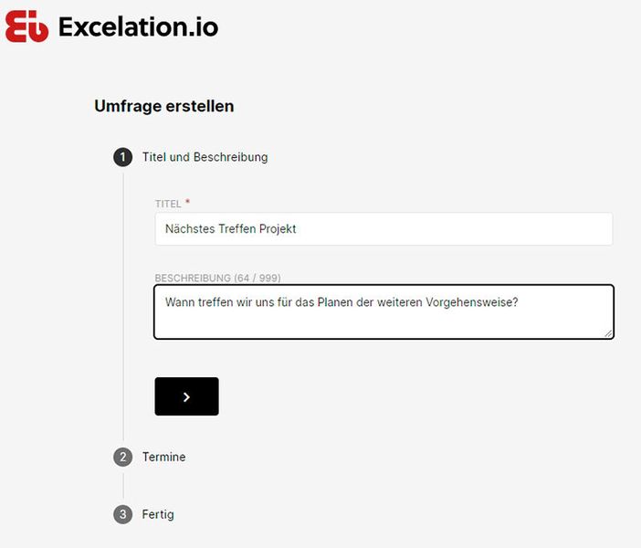 Festlegen der Allgemeinen Daten der Besprechung mit Pin-It. (Bild: Joos / Dr. Eckhardt + Partner GmbH)
