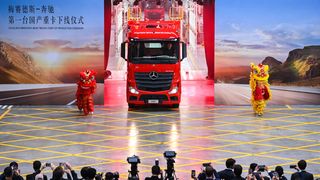 Im September 2022 startete Mercedes-Benz Trucks die lokale Produktion für den chinesischen Markt. (Bild: Daimler Truck)