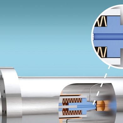 Ein Einsatzgebiet der induktiven Smart-Sensoren ist die Überwachung der Spindelposition in CNC-Bearbeitungszentren. (Bild: Contrinex Sensor GmbH)