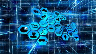 Digitales Geschäftsprozesse: Ein offenes ERP-System wird mit Daten aus Logistik und Produktion gefüttert. (Bild: Gerd Altmann)