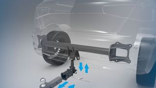 Eine abnehmbare Anhängerkupplungen von ACPS Automotive. (ACPS)