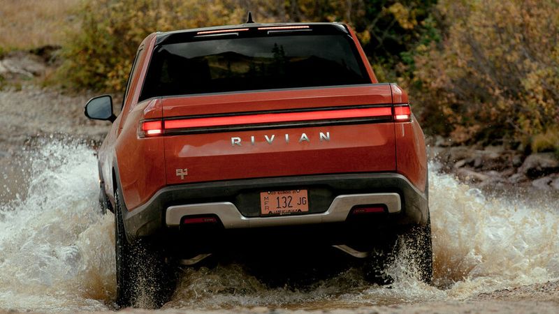 Der Rivian ist ein echter Geländegänger. (Bild: Rivian)