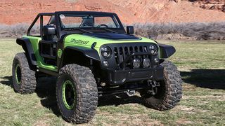 Nach 75 Jahren Offroad-Erfolg setzt Jeep noch einen drauf: Das Konzeptfahrzeug Trailcat wird wohl nie regulär zu haben sein – einen Heidenspaß macht es dennoch. (Thomas Starck)