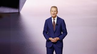 Herbert Diess fordert einen starken Heimatmarkt für Elektro-Fahrzeuge im Premiumsegment. (Bild: Volkswagen)