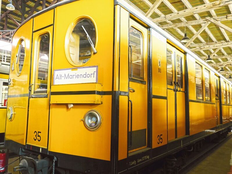 Die „Tunneleule“ der  Berliner U-Bahn, der Typ B1 T war von 1924 bis 1969 in Betrieb. (Alexander Völkert)