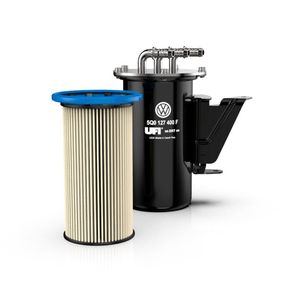 UFI Filters: Der in der Erstausrüstung eingesetzte Filter für Dieselmotoren (EA288) des VW-Konzerns ist jetzt auch für den Aftermarket verfügbar. Der Filter kommt in zahlreichen volumenstarken Modellen des Konzerns zum Einsatz.(Bild:  UFI Filters)