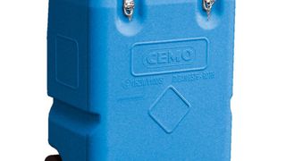 Klein, aber hart im Nehmen: die mit Transporträdern versehene Mobilbox von Chemo. Bild: Chemo (Archiv: Vogel Business Media)