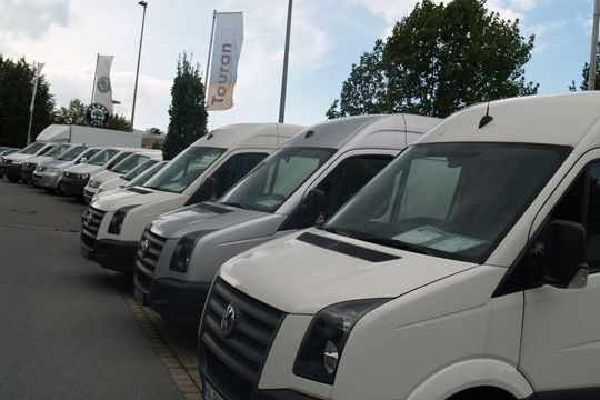 Unter den Gebrauchtfahrzeugen findet sich auch eine große Auswahl an Transportern. (Archiv: Vogel Business Media)