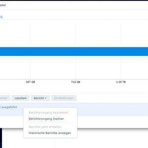 Der Storage Analyzer führt einen Scan des NAS durch, um Speicherfresser zu identifizieren.(Bild:  Joos - Synology)