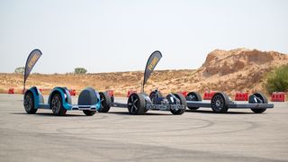 Drei Prototypen für unterschiedliche Zwecke: REE Automotive will mit seinen Elektrofahrzeug-Plattformen die Elektromobilität flexibilisieren. (REE Automotive)