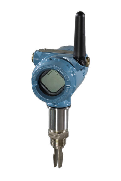 Emerson’s wireless enabled vibrating fork level switch (Picture: Emerson Process Management)