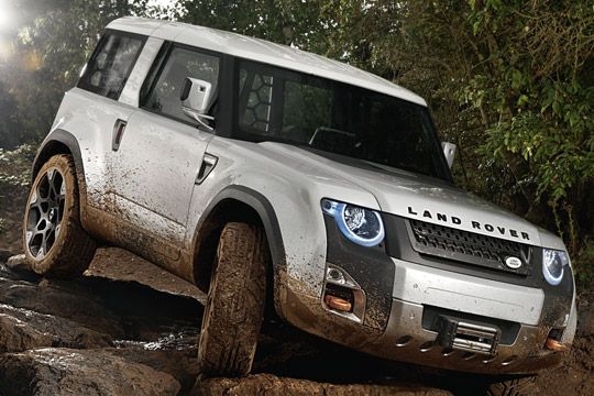 Für den Land Rover Defender wird es einen Nachfolger geben: Erstmals wird deshalb die Studie DC100 enthüllt, die Ausblick auf die nächste Generation gibt. (Archiv: Vogel Business Media)