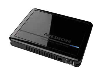 Die externe MEDION-Festplatte P82724 bietet 500 Gigabyte Speicherkapazität. (Archiv: Vogel Business Media)