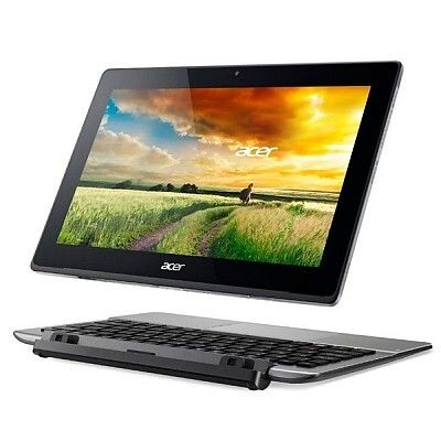 Acer Aspire Switch 11 V: Das Acer Aspire Switch 11 V ist ideal für alle, die ihr Gerät sowohl für berufliche als auch private Zwecke nutzen möchten. Dank der magnetischen Docking-Vorrichtung Acer Snap Hinge™ 2 lässt sich das Display mühelos von der Tatstatur trennen und wieder anbringen. Das Switch 11 V ermöglicht so einen reibungslosen Wechsel zwischen vier verschiedenen Anwendungsmodi. Der Notebook-Modus erlaubt professionelles Arbeiten mit befestigter Tastatur. Der Tablet-Modus ist für das Surfen im Internet, Filme und Games sowie die Erstellung von Notizen gedacht. Im Display-Modus können Präsentationen gezeigt und Video-Konferenzen durchgeführt werden. Wer das Switch 11 V im Zelt-Modus nutzt, genießt auch unter beengten Platzverhältnissen — etwa im Zug oder Flugzeug — volle Multimediavielfalt.Das 29,5 cm (11,6 Zoll) große Display mit Zero Air Gap-Technologie löst mit 1.920 x 1.080 (FHD) Pixeln auf und liefert dank der IPS-Technologie auch aus weiten Betrachtungswinkeln von bis zu 178 Grad scharfe, lebendige Bilder.   Ausgestattet mit einem lüfterlosen Intel® Core-M-Prozessor erfüllt das Switch 11 V alle Voraussetzungen für einen flüssigen Multitasking-Betrieb. Das Modell verfügt zudem über 4 GB Arbeitsspeicher und einen lokalen Speicher von 60 oder 128 GB SSD, der durch eine optionale 500GB HDD Festplatte im Tastatur-Dock ergänzt werden kann.Trotz seiner beeindruckenden Leistungsdaten ist das neue 2-in-1 außerordentlich schmal und leicht: Im Tablet-Modus misst es beispielsweise gerade mal 299,5 mm x 195 mm x 8,95 mm und wiegt nur 770 Gramm, mit Tastatur sind es 1.460 Gramm. (Bild: Acer/IFA)