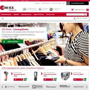 ICS-direkt.de ist der Premiumshop für Barcodesysteme mit einem vielfältigen Angebot an aktuellen Datenerfassungsgeräten und Etikettendruckern inklusive Zubehör.