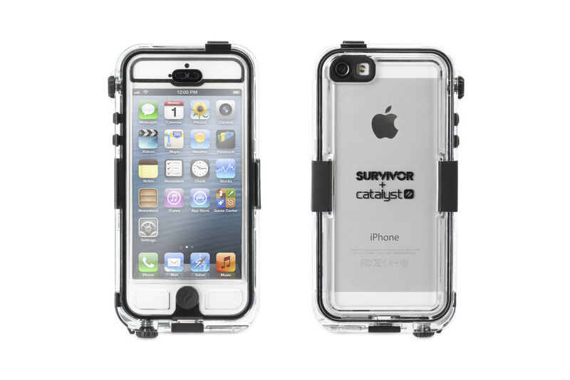 Das Survivor + Catalyst Waterproof Case ist die wasserdichte Hülle der Survivor-Reihe. Das Anti-Schock-System schützt das iPhone vor dem Fall aus bis zu zwei Metern Höhe. Gleichzeitig erlaubt es den vollen Zugriff auf alle Funktionen des iPhones. (Griffin)
