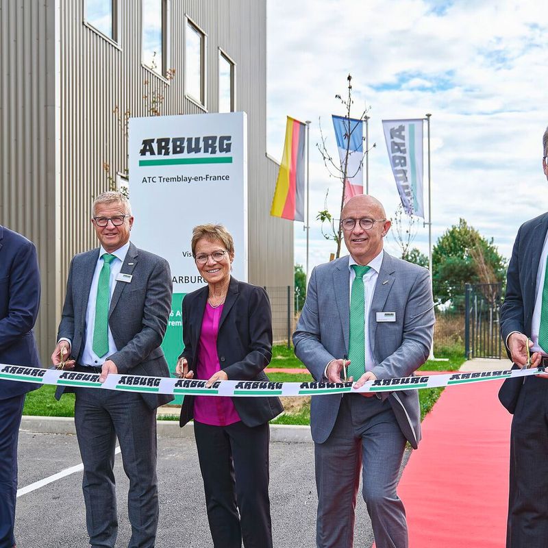 The grand opening of the Arburg Technology Center in France