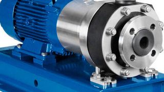 The MSKP centrifugal pump’s housing is made of thick, vacuum-resistant, corrosion- and diffusion-resistant solid polymer. (CP Pump Systems )