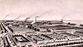 Historische Ansicht des KSB-Stammwerks in Frankenthal.  (Bild: KSB)