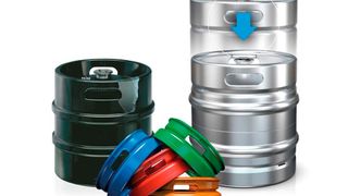 Schäfer Container Systems bietet einen Service an, mit dem sich 50-Liter-Edelstahl-KEGs auf kleinere Volumen – 30 oder 20 Liter – umrüsten lassen. (Bild: Schaefer-Werke)